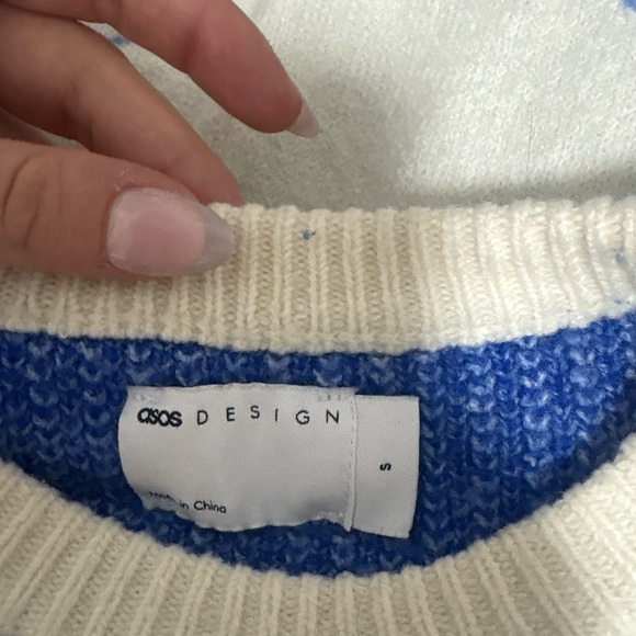 Cream Scenic Ski Graphic Sweater | Size Small - Picture 4 of 6